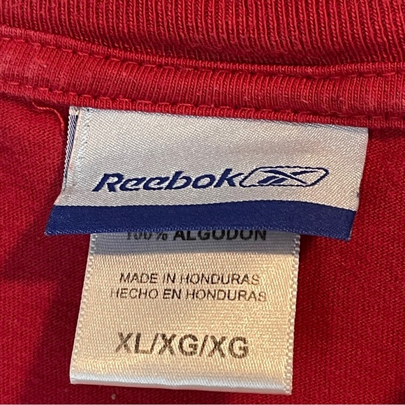 Reebok Red Short Sleeve Tee - Picture 4 of 5
